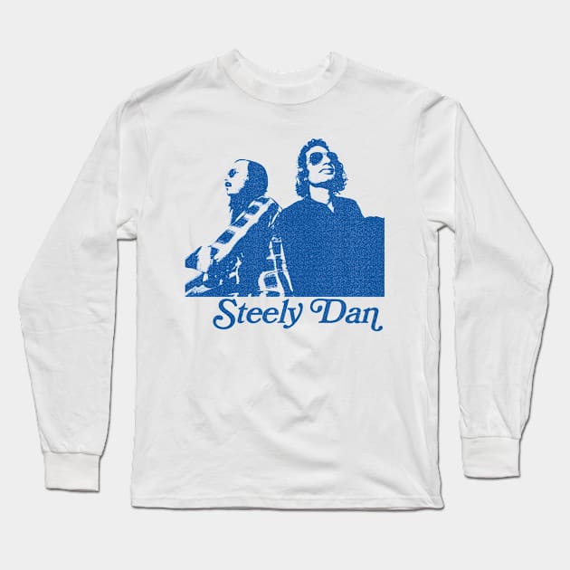 Steely Dan / Retro Yacht Rock Fan Design Long Sleeve T-Shirt by CultOfRomance